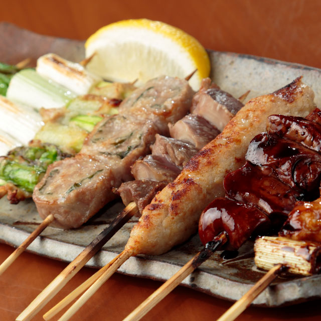 Assorted skewers